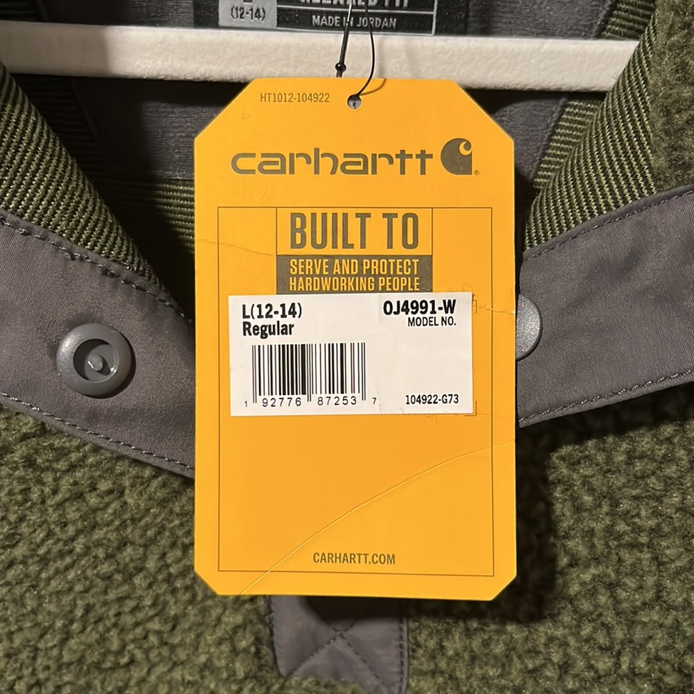 NWT Carhartt Relaxed Fit Fleece Pullover - Picture 3 of 4
